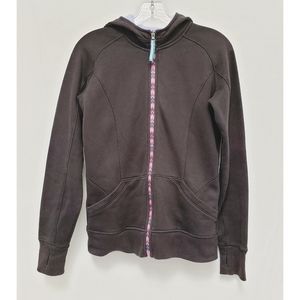 Black Kirkland Signature Zip-Up Hoodie